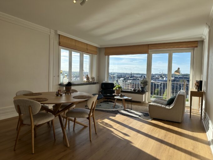 Appartement 2 ch bénéficiant d’une vue incroyable sur Namur